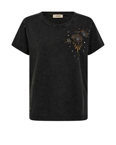 MOS MOSH T-SHIRT, MMMALKA O-SS TEE, BLACK